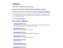 Tablet Screenshot of jilldeau.com